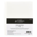 BPC-008 Spellbinders Better Press Cotton 8.5 x 11 inch Sheets Porcelain 25 Pack Porcelain