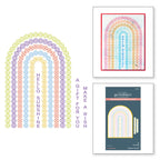 Spellbinders Arched Messages Registration Press Plate and Die Set bpr-006 product image