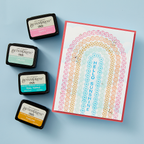 Spellbinders Arched Messages Registration Press Plate and Die Set bpr-006 hello sunshine