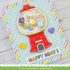 Lawn Fawn Build-A-Gumball Machine Dies lf3431 Happy Bday