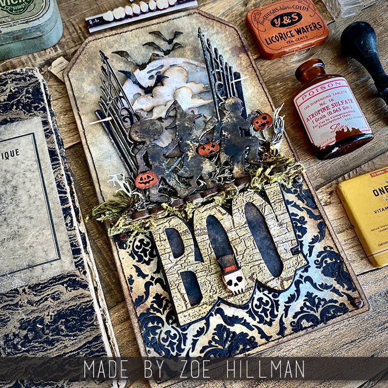 Tim Holtz Sizzix Big Frights Thinlits Dies 666381 trick or treat | color-code:ALT04