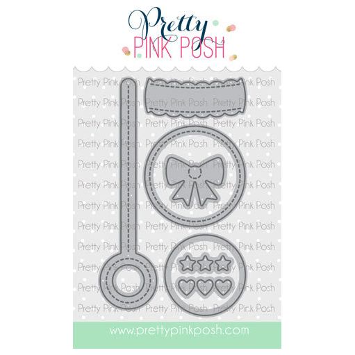 Pretty Pink Posh Baby Rattle Shaker Dies