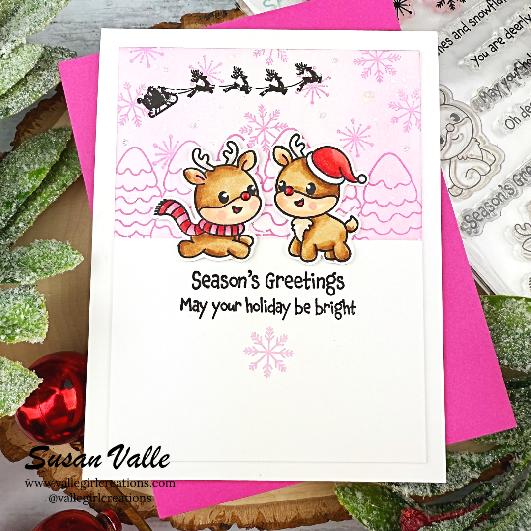 Simon Says Stamp Baby Fawn Wafer Dies 1403sdc And Everything Nice Christmas Card | color-code:ALT02