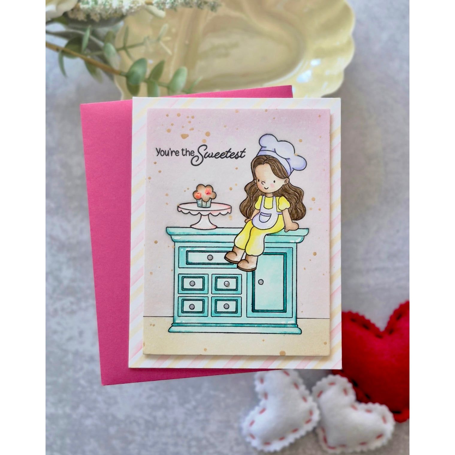 Simon Says Clear Stamps Baked with Love 2269ssc STAMPtember Friend Card