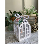 Simon Says Stamp Balcony Windows Wafer Dies 1477sd And Everything Nice Christmas Luminaria