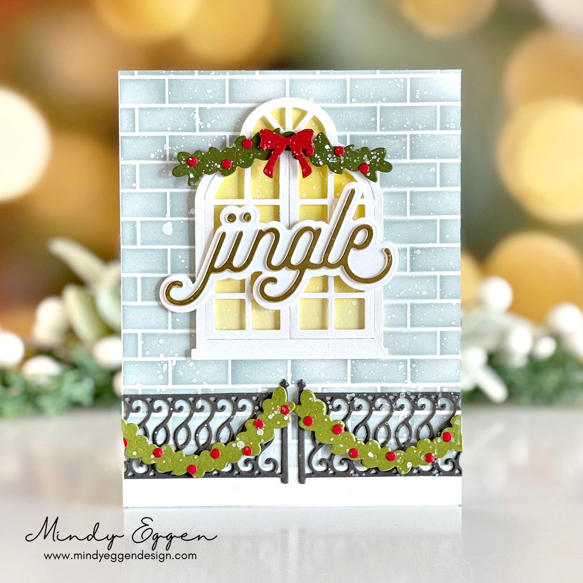 Simon Says Stamp Holiday Windows Dies Bundle set1102hw And Everything Nice Christmas Card | color-code:ALT03