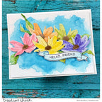 Simon Says Clear Stamps Banner Greetings 3189ssc Moments in Time Friend Card | color-code:ALT06