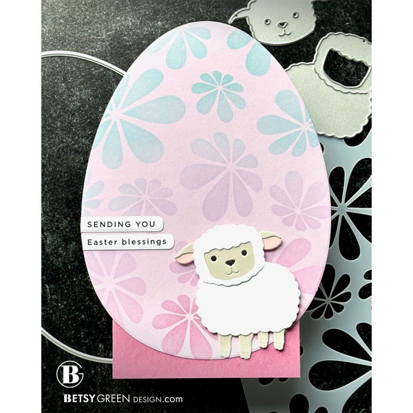 Simon Says Stamp Basic Shapes Nested Eggs 1579sd Beautiful Moments Easter Card