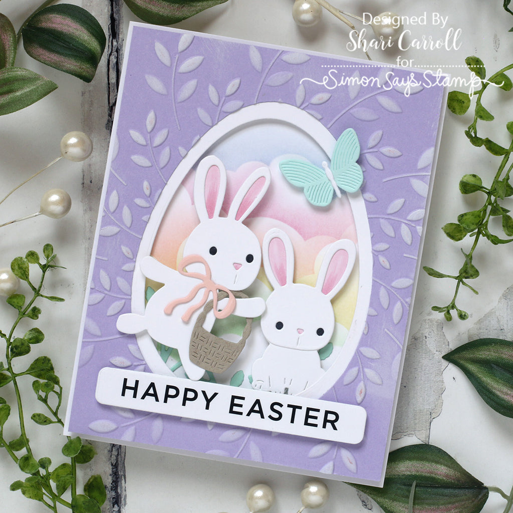 Simon Says Stamp Basic Shapes Nested Eggs 1579sd Beautiful Moments Easter Card