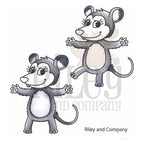 Riley And Company Dress Up Possum Clear Stamps dur005