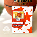 Rainbow Splash Stamps Dies and Stencil Basketball rs37set Birthday Card