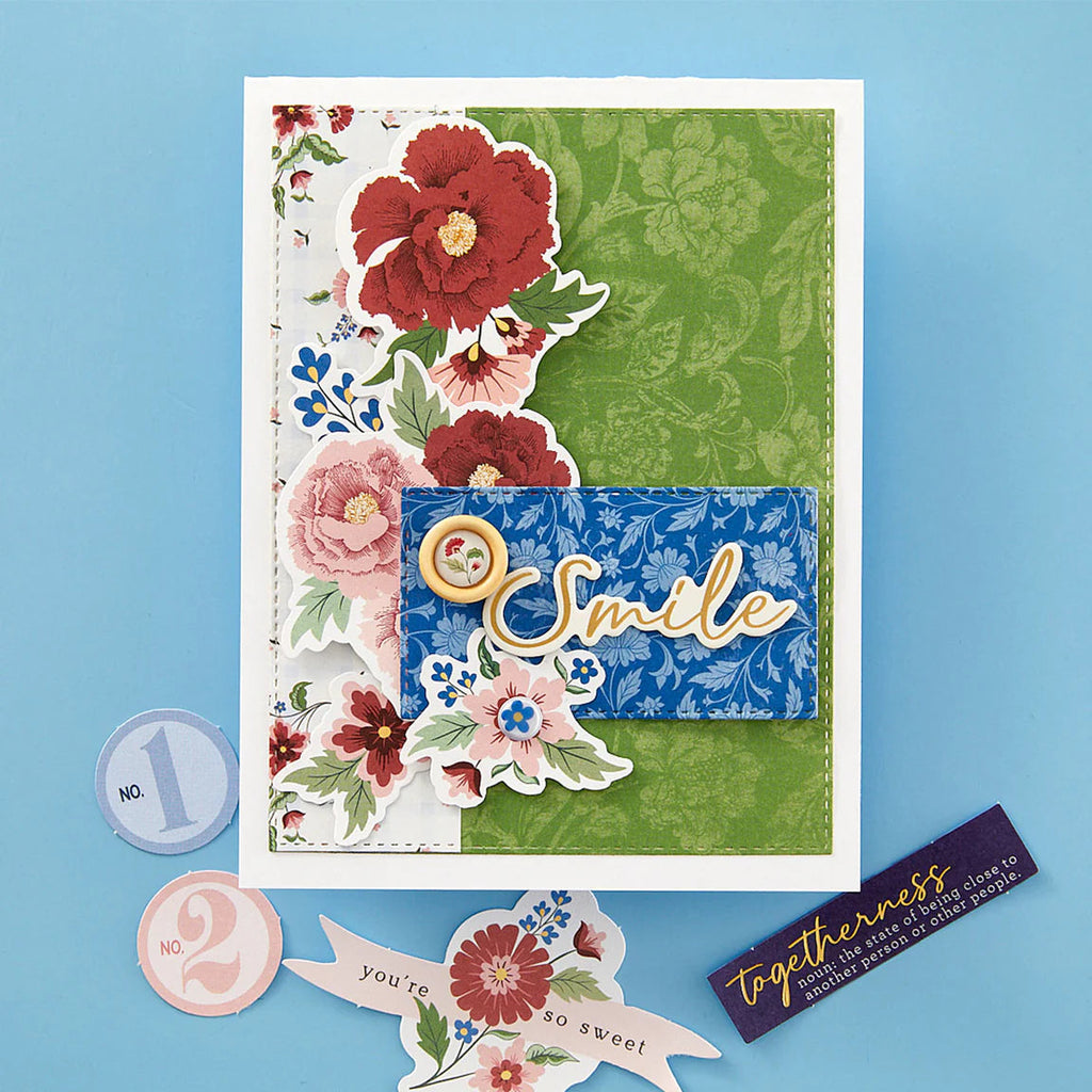Spellbinders Bayfair Button Embellishments 168508 flowers