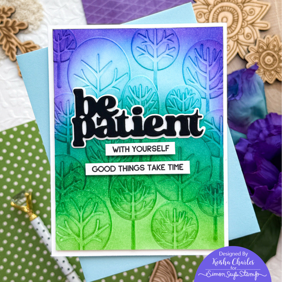Simon Says Stamps and Dies Be Patient set1044bp STAMPtember Be Patient Card