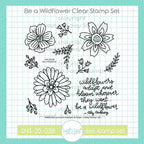 Sweet 'N Sassy Be A Wildflower Clear Stamp Set sns-23-038