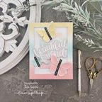 Simon Says Stamp EZ Strips and Wafer Dies Beautiful Friend set1183bf Beautiful Moments Friend Card
