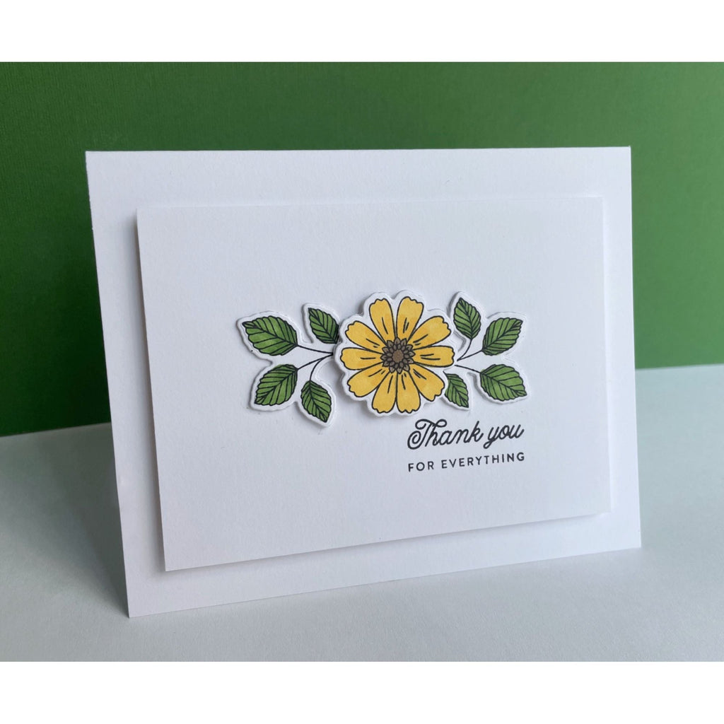 Simon Says Stamp Beautiful Blooms Wafer Dies 1147sdc Sweet Wishes Thank You Card | color-code:ALT01