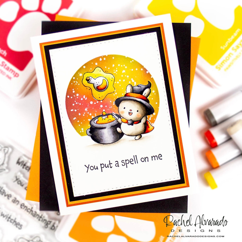 Simon Says Stamps and Dies Best Witches set1048bw STAMPtember Halloween Card | color-code:ALT02