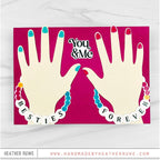 Simon Says Clear Stamps Bestie Bracelets 2041ssc Be Bold Friend Card | color-code:ALT02