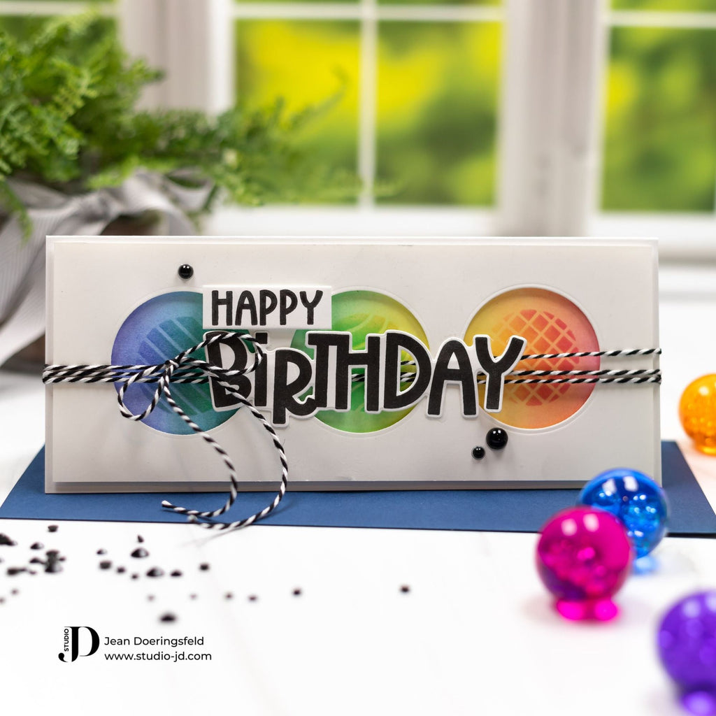 Simon Says Stamp Big Bold Birthday Wafer Dies sssd112880c Stamptember Birthday Card | color-code:ALT03