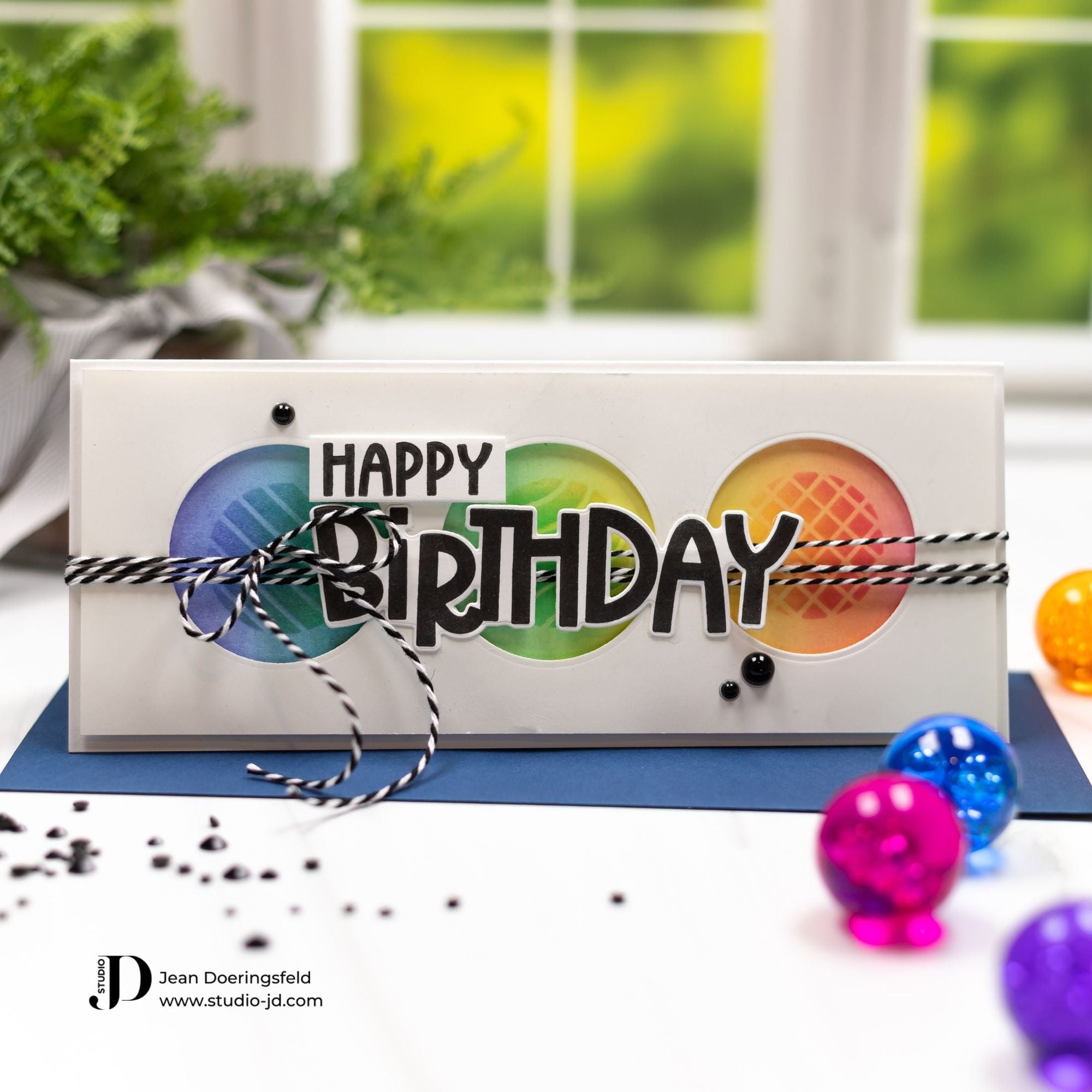 Simon Says Stamp Big Bold Birthday Wafer Dies sssd112880c Stamptember Birthday Card | color-code:ALT03