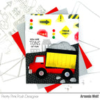 Pretty Pink Posh Layered Street Signs Stencils fun background