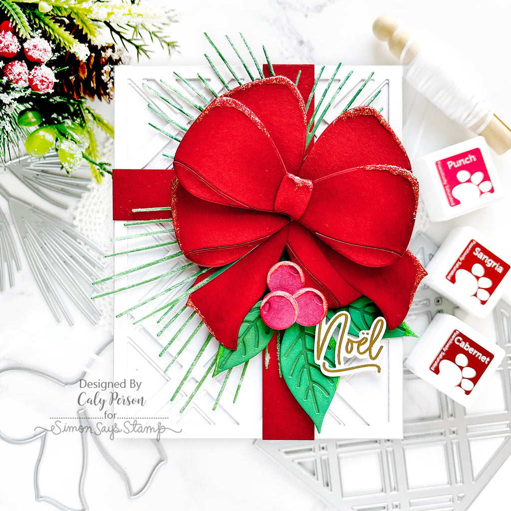 Simon Says Stamps and Dies Big Holiday Words set847bh Stamptember Christmas Card | color-code:ALT02