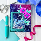 Simon Says Stamp Big Scripty Greetings Wafer Dies 1302sdc STAMPtember Birthday Card | color-code:ALT01