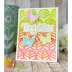 Simon Says Stamp Billow Butterfly Wafer Dies s841 Stamptember Thanks Card | color-code:ALT01