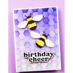 Birch Press Design Birthday Cheer Vintage Sentiment Dies 57572 bee