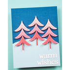 Birch Press Design Block Print Evergreen Trees Dies 57648 wishes