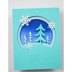 Birch Press Design Block Print Starry Night Scene Dies 57649 flakes