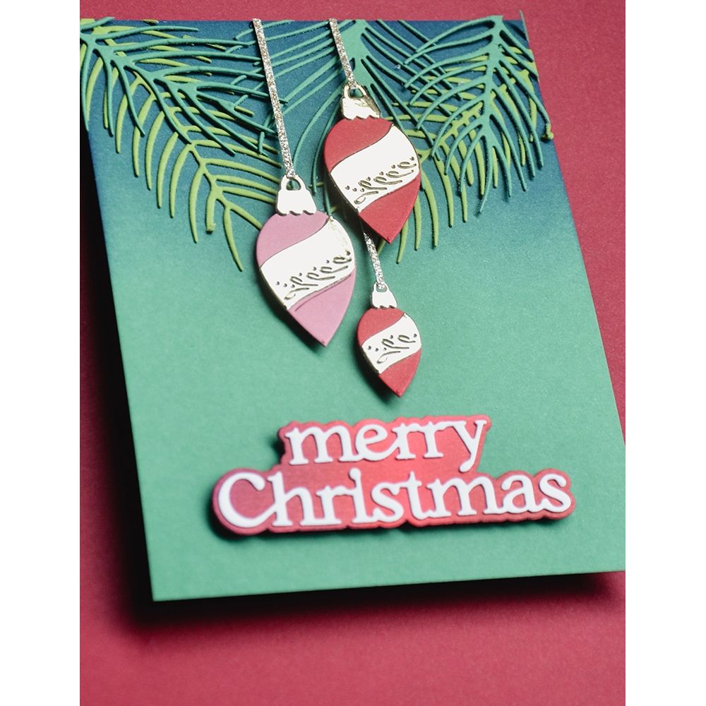 Birch Press Design Simple Pine Needles Dies 57657 christmas