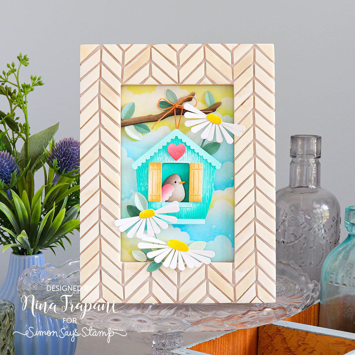 Simon Says Stamp Birdies Wafer Dies 1300sdc Friend Like You Sweet Birdie Frame | color-code:ALT06