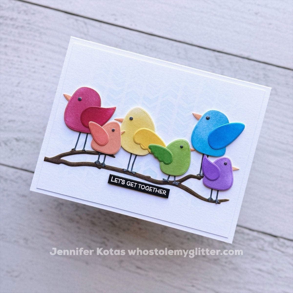 Simon Says Stamps and Dies For the Birds and Birdies Bundle set1018fb Friend Like You Friend Card