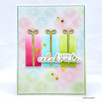 CZ Design Stamps And Dies Birthday Basics set740bb Splendor Birthday Card
