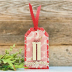 CZ Design Stamps And Dies Birthday Basics set740bb Splendor Birthday Tag