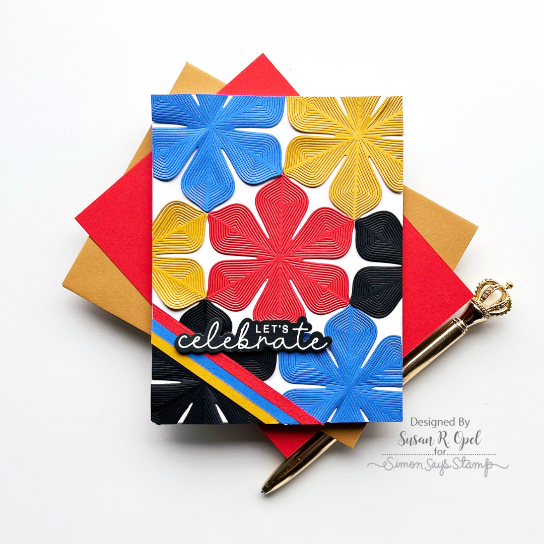 CZ Design Wafer Dies Birthday Basics czd231c Splendor Birthday Card