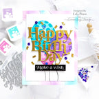 Simon Says Stamp Birthday Confetti Wafer Dies sssd112905 Stamptember Birthday Card | color-code:ALT01