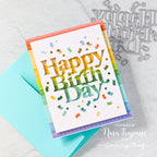 Simon Says Stamp Birthday Confetti Wafer Dies sssd112905 Stamptember Birthday Card
