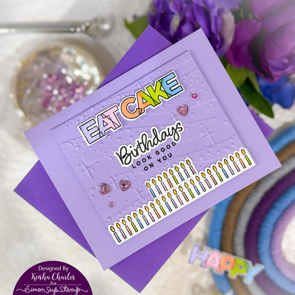 CZ Design Birthday Palooza Wafer Dies czd15c Heart to Heart