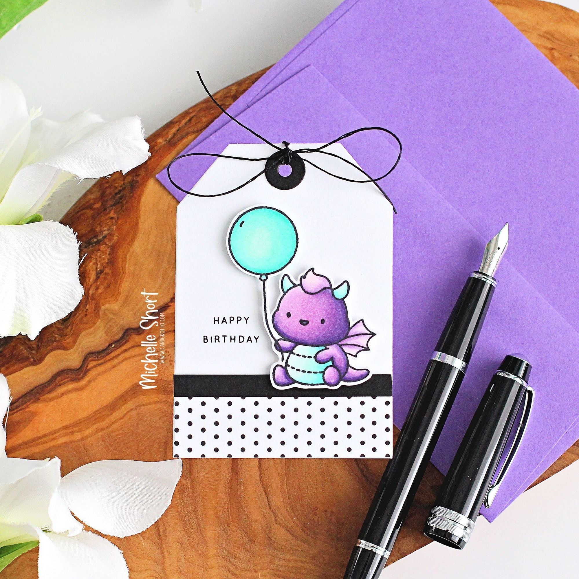 Simon Says Stamp Birthday Dragons Wafer Dies 1295sdc Moments in Time Birthday Tag | color-code:ALT04