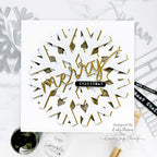 Simon Says Stamp Sparkle Paste Black st0182 Sugar and Spice Christmas Card | color-code:ALT01
