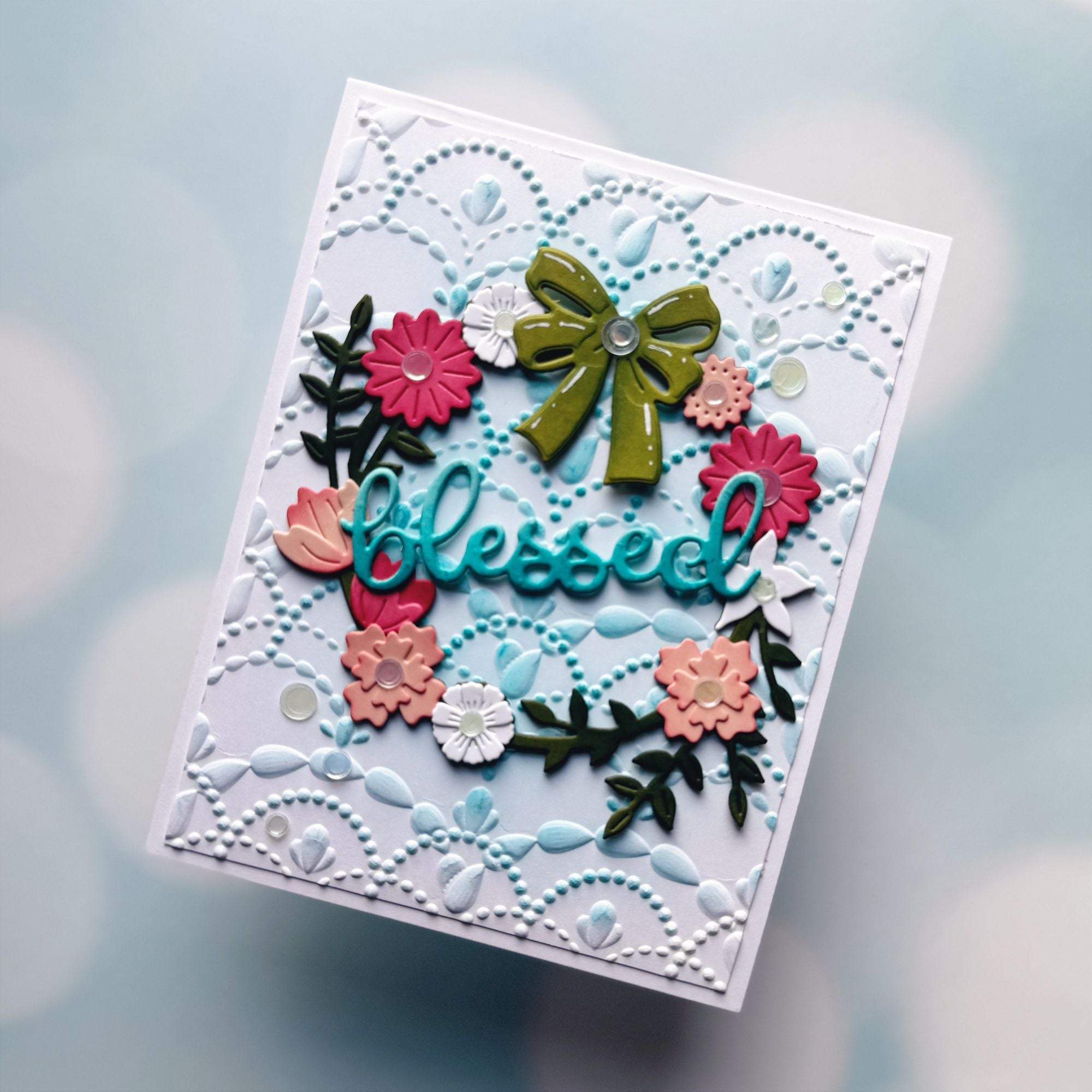 Simon Says Stamp Blessed Wafer Dies 1268sdc Favorite Things Blessed Card | color-code:ALT01