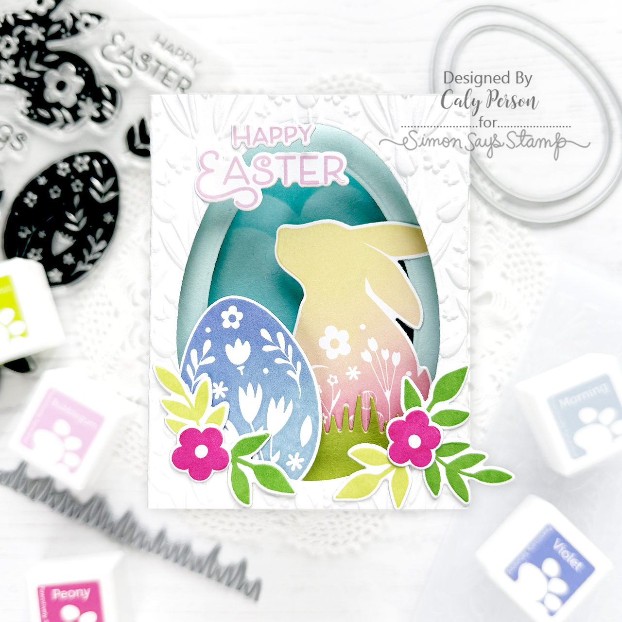 Simon Says Stamp! Simon Says Stamp NESTED EGG Wafer Dies sssd111954 Easter Card | color-code:ALT01