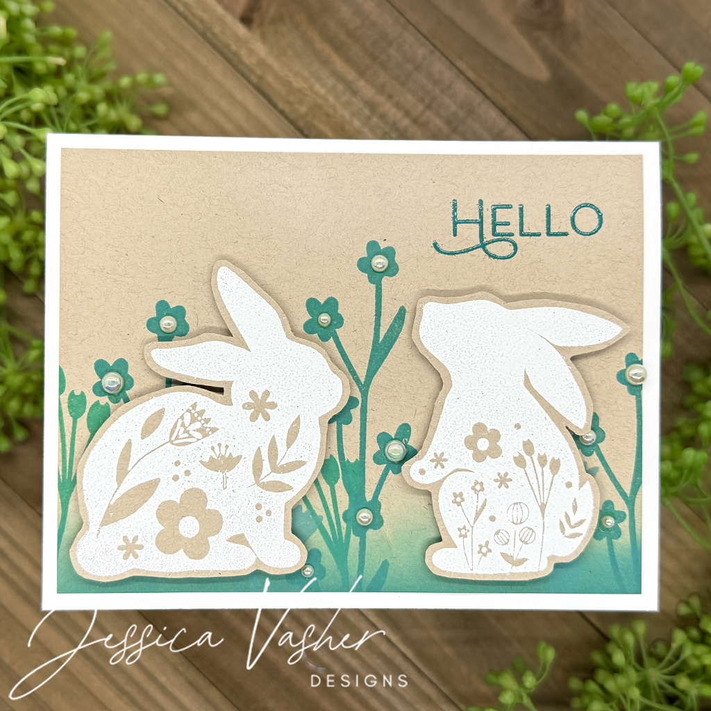 Simon Says Stamp Blessings at Easter Wafer Dies 1270sdc Favorite Things Hello Card