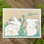 Simon Says Clear Stamps Blessings at Easter 2174ssc Favorite Things Hello Card 
