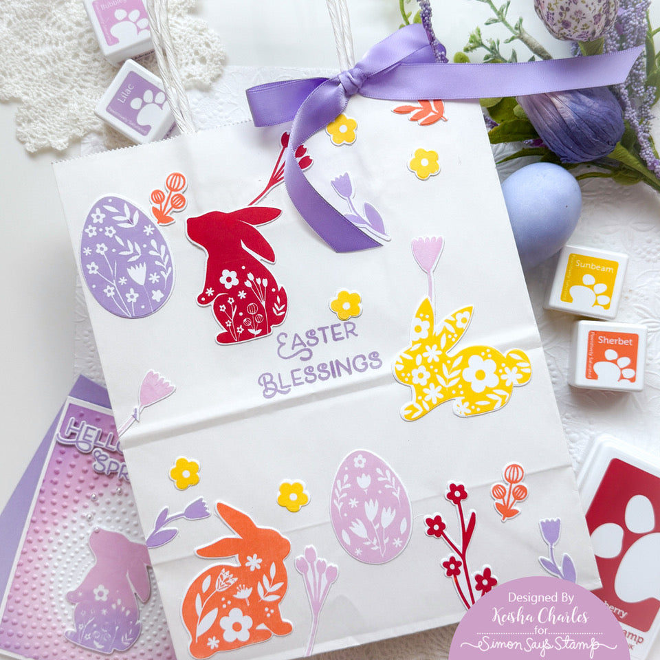 Simon Says Clear Stamps Blessings at Easter 2174ssc Favorite Things Easter Gift Bag | color-code:ALT02