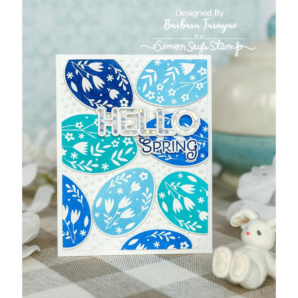 Simon Says Clear Stamps Blessings at Easter 2174ssc Favorite Things Spring Card