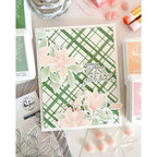 Pinkfresh Studio Delighted For You Clear Stamps 253524 Plaid Gratitude Card | color-code:ALT03