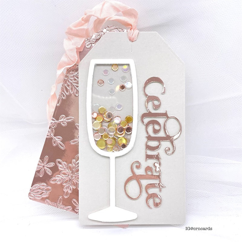 Simon Says Stamp Boho Celebrate Wafer Dies sssd112945c Diecember Celebrate Tag